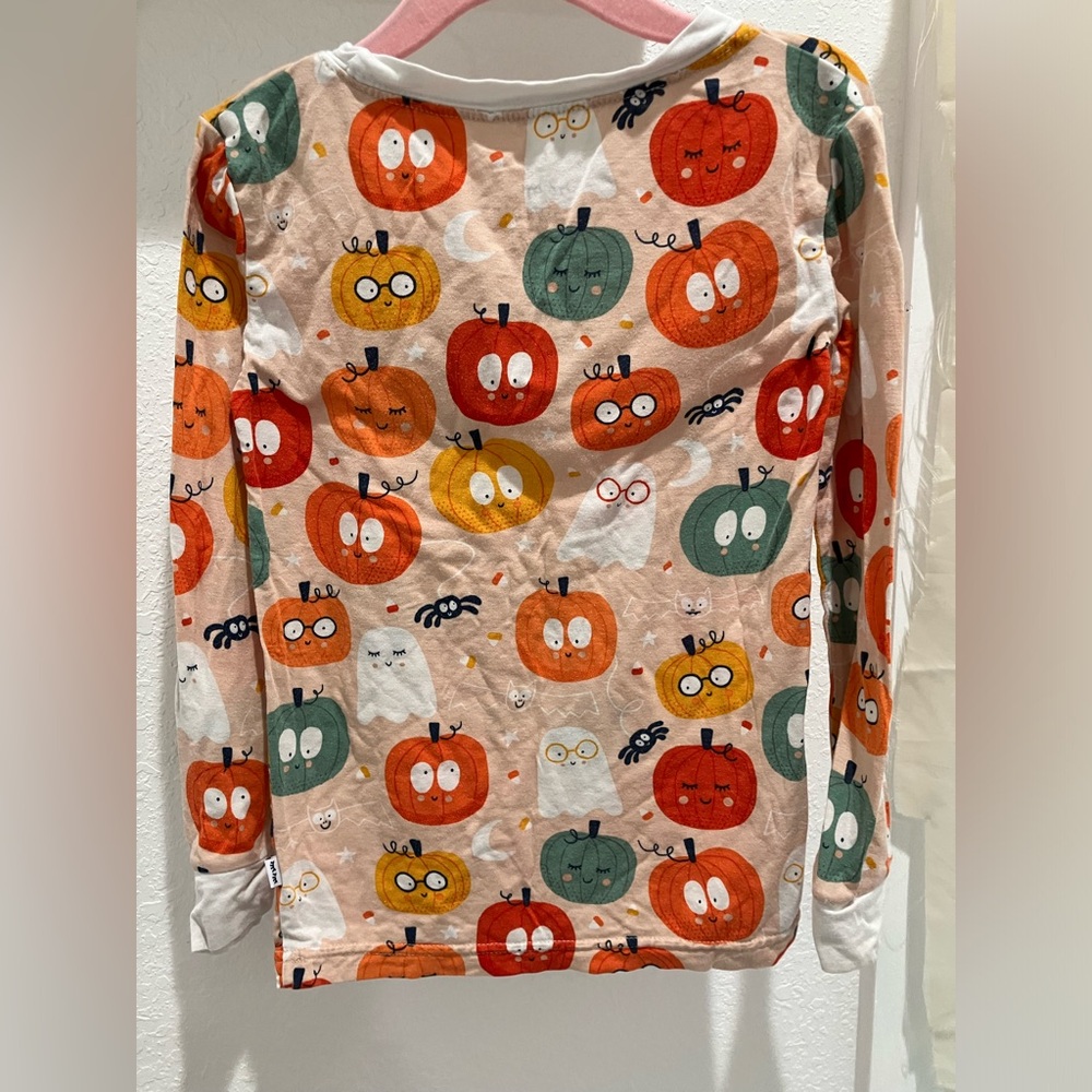 Little Sleepies OG Pumpkin Party 2pc 4T Halloween Long Sleeve Pajama Set